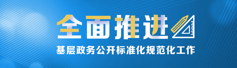 全面推進(jìn)基層政務(wù)公開(kāi)標(biāo)準(zhǔn)化規(guī)范化工作